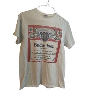 Junk Food Budweiser King Of Beers Graphic T-Shirt Adult Size Small